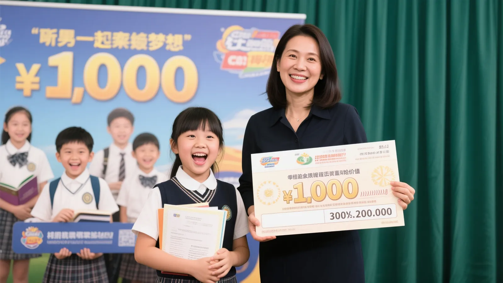 女子商场随手刮彩票中百万大奖：奖金全用于孩子教育