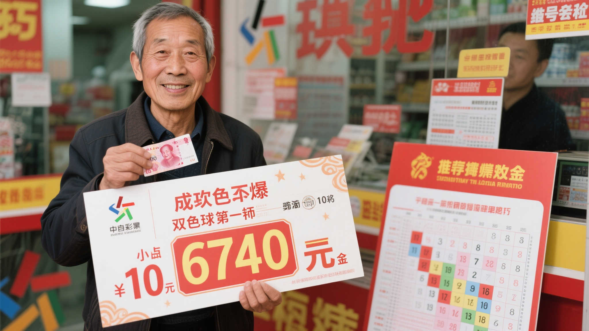 老彩民10元击中双色球674万 选号秘诀离不开走势图