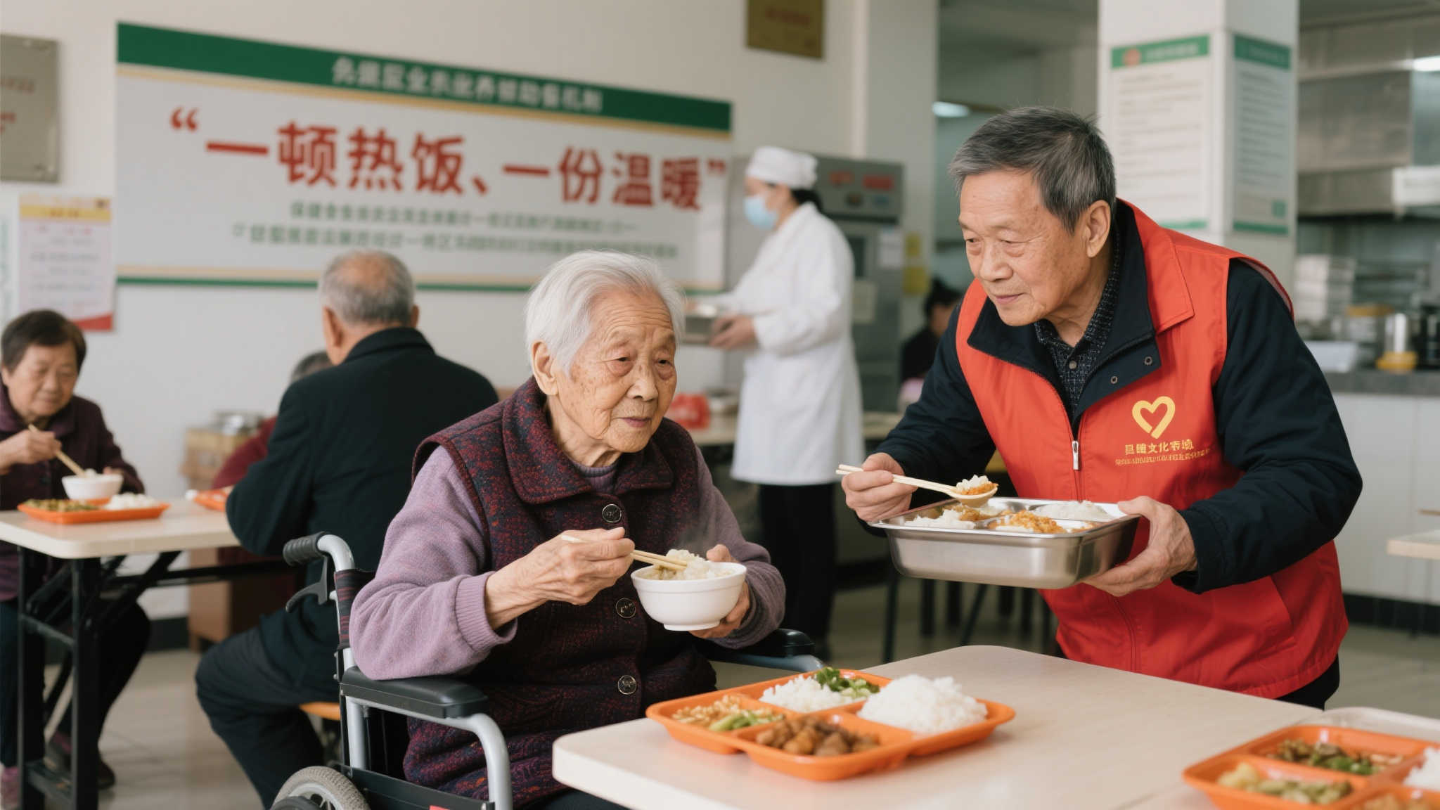 微餐桌暖夕阳，福彩公益金助力养老服务