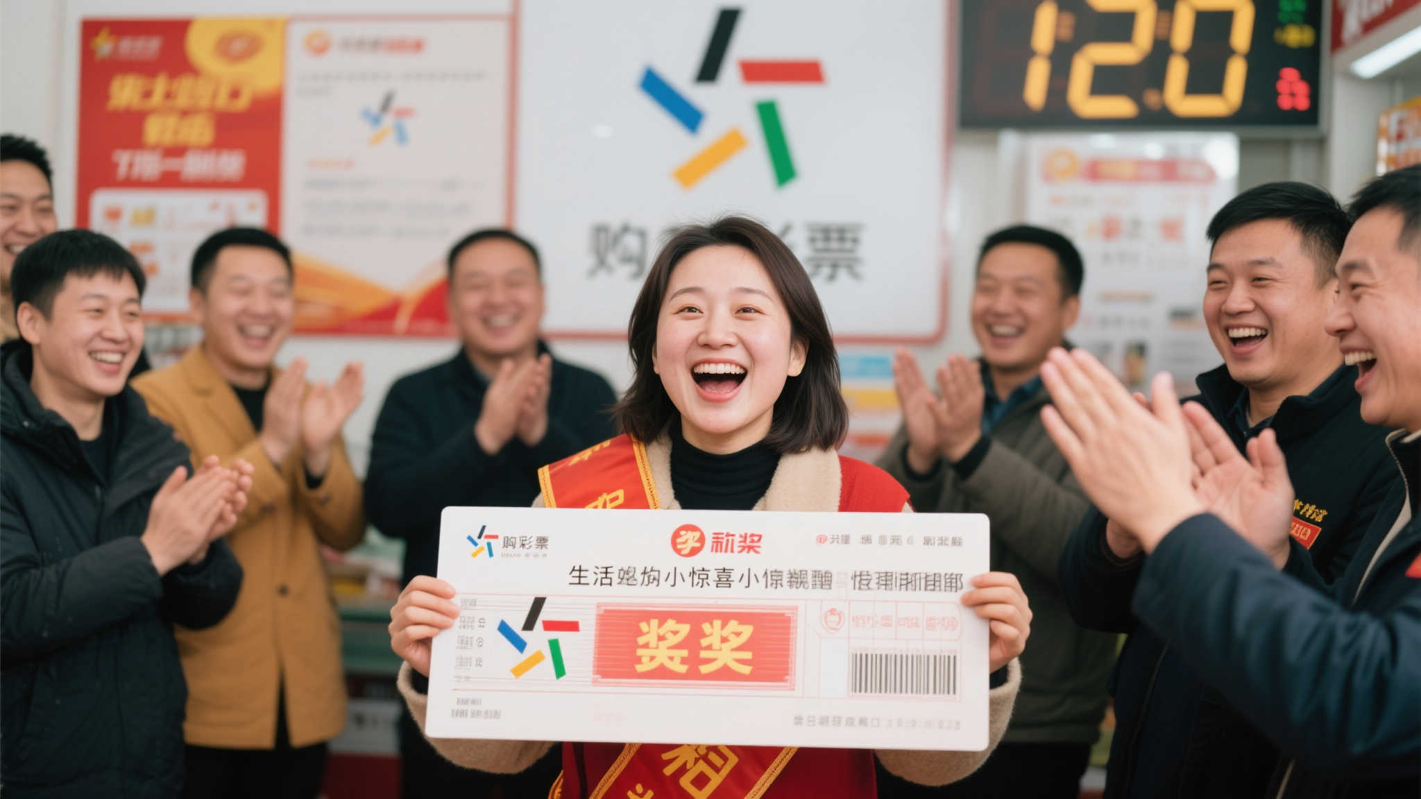 女子斩获双色球590万巨奖 彩票反复查看超百次